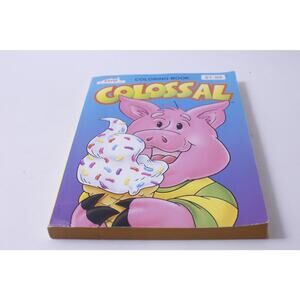 Kappa, Activity Books, Jumbo, 2003, Animals, Colossal, Uncolored, Coloring Book,